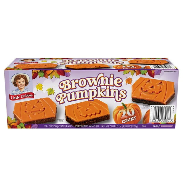 Little Debbie Fall Brownie Pumpkins, 2 oz., 20 ct.