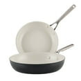 thumbnail image 1 of KitchenAid 2-Piece Hard Anodized Ceramic Nonstick Fry Pan Set, 1 of 10