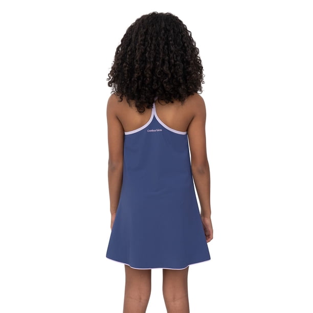 Girls Exercise Dress in Blue - Size XS 4/5 - Outdoor Voices - Athletic Clothing