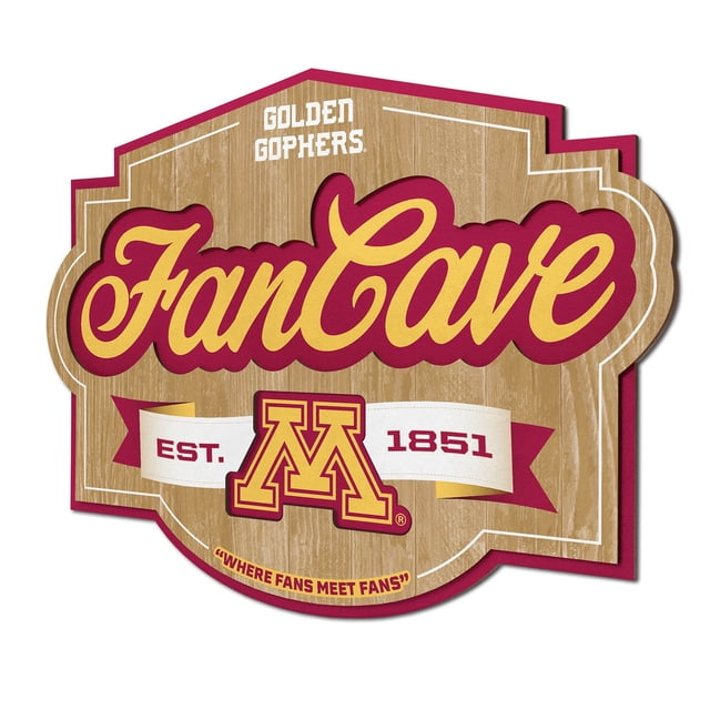 NE Cornhuskers Fan Cave Sign