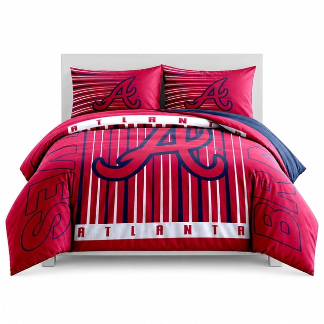 Logo Brands Atlanta Braves Full/Queen Comforter Set