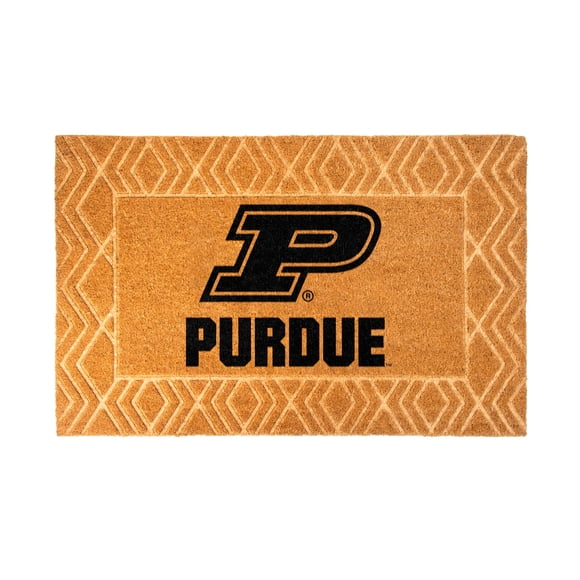 Logo Brands Purdue Boilermakers Coir Outdoor Mat