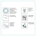 thumbnail image 10 of A&E Bath and Shower Kara 59in or 67in Freestanding Bathtub with Center Drain in White Acrylic High‑Gloss, 10 of 13