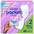 thumbnail image 1 of Always Pocket FlexFoam Heavy Flow Pads with Wings, 60 ct., 1 of 10
