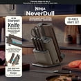 thumbnail image 12 of Ninja NeverDull 10-Piece German Stainless Steel Knife Set with Removable Sharpener, 12 of 12