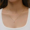 thumbnail image 7 of 0.30 CT. T.W. Pear Cut Halo Diamond Pendant Necklace in 14K Gold, 7 of 7