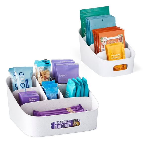 YouCopia Tiered Snack and Packet Organizer, 2-Piece Set