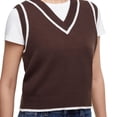 thumbnail image 5 of Express Women's V-Neck Cropped Vest, 5 of 6