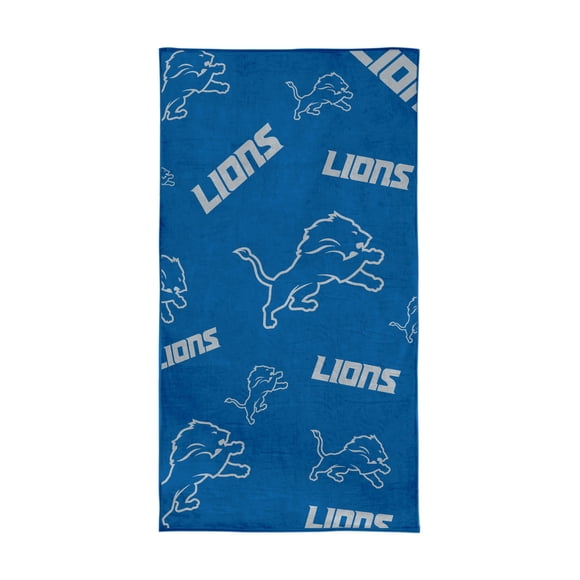 Logo Brands Detroit Lions 38"x72" Beach Towel
