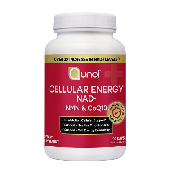 Qunol Cellular Energy NAD+ 90ct Capsules