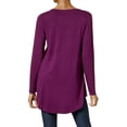 thumbnail image 2 of Hue Women's Long Sleeve Tunic T-Shirt, 2 of 6