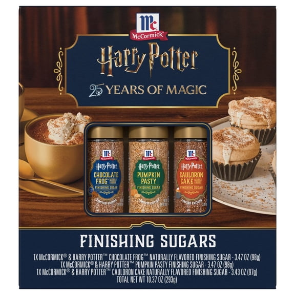 McCormick Harry Potter Hogwarts Finishing Sugar 3PK 10.37OZ