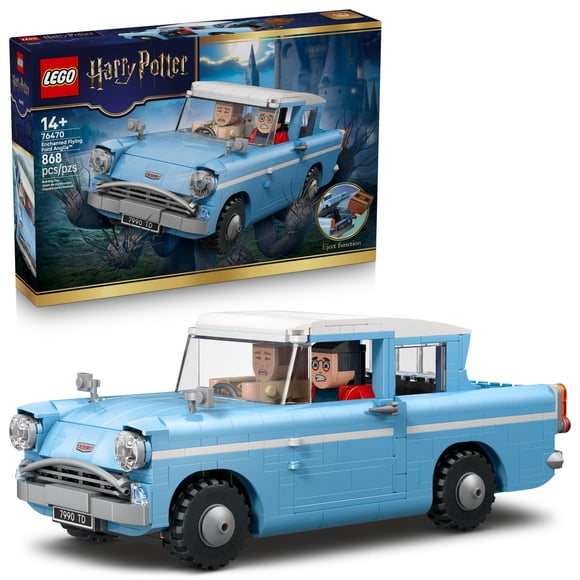 LEGO Harry Potter Enchanted Flying Ford Anglia building Set, 868 pc.