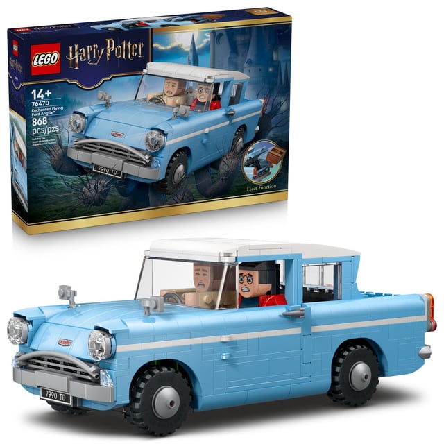 LEGO Harry Potter Enchanted Flying Ford Anglia building Set, 868 pc.