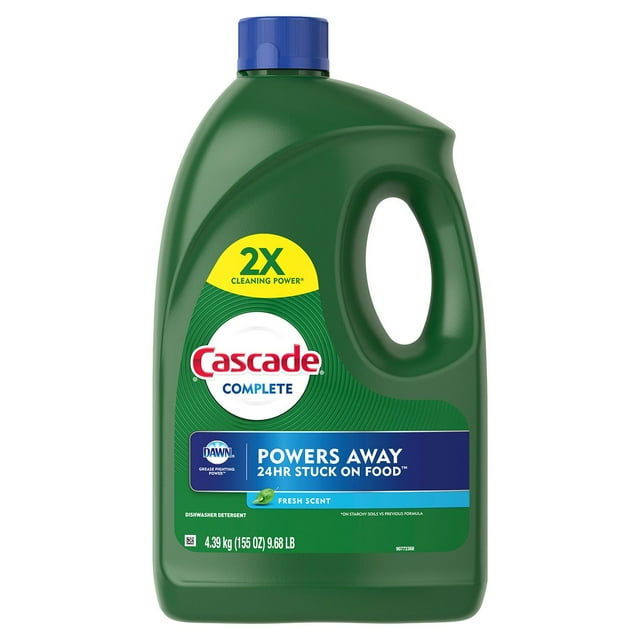 Cascade Complete Gel Dishwasher Detergent, Fresh Scent (155 oz.)