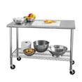 thumbnail image 3 of Member's Mark Work Table with 49" Stainless Steel Top, 3 of 16