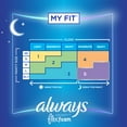 thumbnail image 6 of Always Infinity FlexFoam Overnight Pads with Wings, Unscented, Size 4, 64 ct., 6 of 8