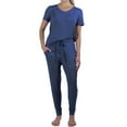 thumbnail image 1 of N Natori Ladies Jogger and Short Sleeve Top Lounge Set, 1 of 6