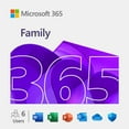 thumbnail image 1 of Microsoft 365 Family | 12-Month Subscription, up to 6 people | Premium Office Apps | PC/Mac Digital Download, 1 of 6