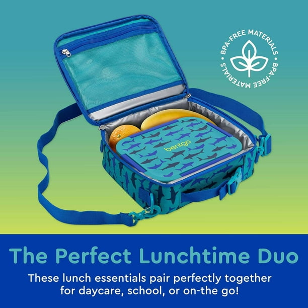 Bentgo 2-Piece Kids Snap & Go Lunch Set: Leak-Proof Lunch Box