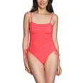 thumbnail image 1 of Loft Women's Shirred Side Tie One-Piece Swimsuit, 1 of 5