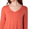 thumbnail image 4 of Hue Women's Long Sleeve Tunic T-Shirt, 4 of 7