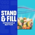 thumbnail image 7 of Ziploc Brand Half Gallon Freezer Storage Bags, Expandable Bottom, Grip ’n Seal Technology, 160 ct., 7 of 7