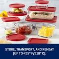 thumbnail image 5 of Anchor Hocking SnugFit 16-Piece Glass Food Storage Containers with Lids, 5 of 5