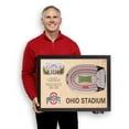 thumbnail image 4 of YouTheFan Ohio State Buckeyes 25-Layer Football Stadium View 3D Wall Art, 4 of 5