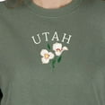 thumbnail image 4 of State of Mine Women's Embroidered Flora State Sweatshirt, 4 of 5