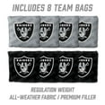 thumbnail image 4 of YouTheFan Las Vegas Raiders 2'x4' Cornhole Board Set, 4 of 6