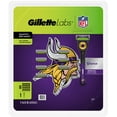 thumbnail image 10 of Gillette Labs Official Vikings Licensed Men's Razor, Handle + 8 Cartridges, 10 of 10