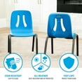 thumbnail image 5 of Lifetime Children's Essential Stacking Chair, 4 Pack, Blue, 5 of 10