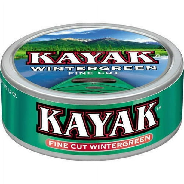 kayak tobacco pouches Kayak Long Cut Wintergreen 10 ct