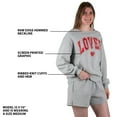 thumbnail image 5 of State of Mine Women's Valentine's Day Fleece Sweatshirt, 5 of 6