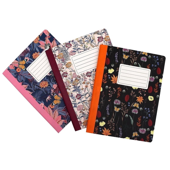 Pukka Pads Bloom Composition Book 3 Pack