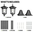 thumbnail image 7 of Westinghouse LED Solar Post Lights 100 Lumens, 2-Pack, 7 of 10