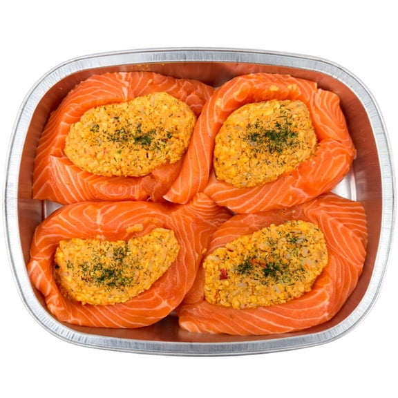 Member's Mark Salmon with Seafood Stuffing, 4 ct., priced per pound