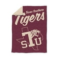 thumbnail image 1 of Logo Brands Texas Southern Tigers Luxe Dreams Throw, 60" x 80", 1 of 6