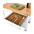 thumbnail image 7 of Seville Classics Home Work Center Island Table, 48" W x 24" D x 36" H, 7 of 16