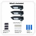 thumbnail image 9 of Deck Impressions Solar Wall/Fence Light with Motion Sensor, 3-Pack, 9 of 10