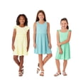 thumbnail image 1 of Member's Mark Girls 3-Pack Knit Dresses, 1 of 18