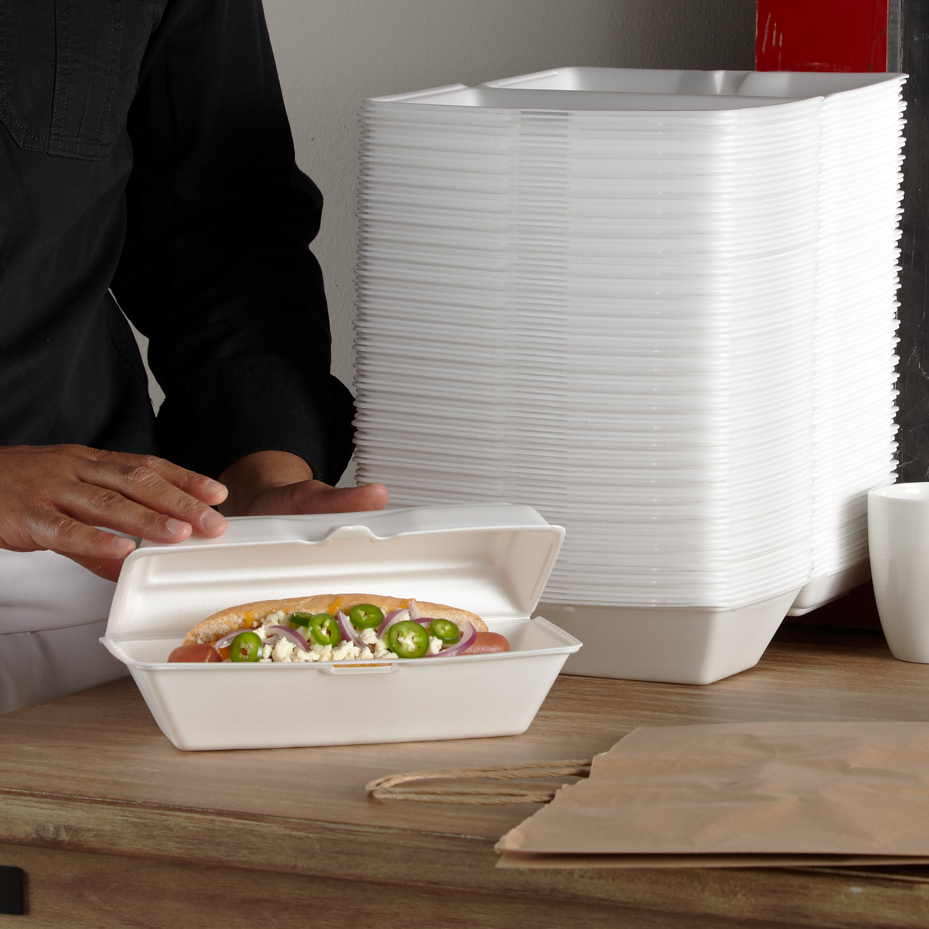 Hefty Hoagie Hinged Lid Containers 150 ct. - Samsclub.com