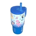 thumbnail image 2 of Zak Designs 16oz Stainless Steel Double-Wall Tumbler for Kids with Straw, Assorted Sets, 2 of 7