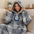 thumbnail image 7 of Pegasus Sports Indianapolis Colts Wearable Sherpa Throw, 7 of 7