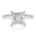 thumbnail image 1 of Lab Created Princess Cut Solitaire Diamond Ring, 1 of 7