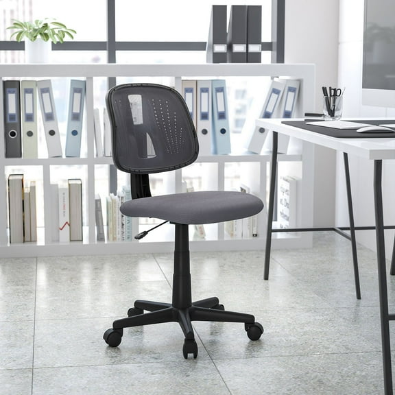 Flash Fundamentals Mid-Back Mesh Swivel Task Office Chair, Assorted Colors