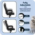 thumbnail image 7 of Serta Mid-Back Office Chair With Mesh Accents And Memory Foam, 7 of 10