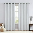 thumbnail image 1 of Sun Shield Bellamy Window Panel Curtains 100% Blackout Pair, 6' to 9' Length Options, 1 of 4
