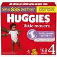 thumbnail image 1 of Huggies Little Movers Baby Diapers, Sizes 3-8, 1 of 1